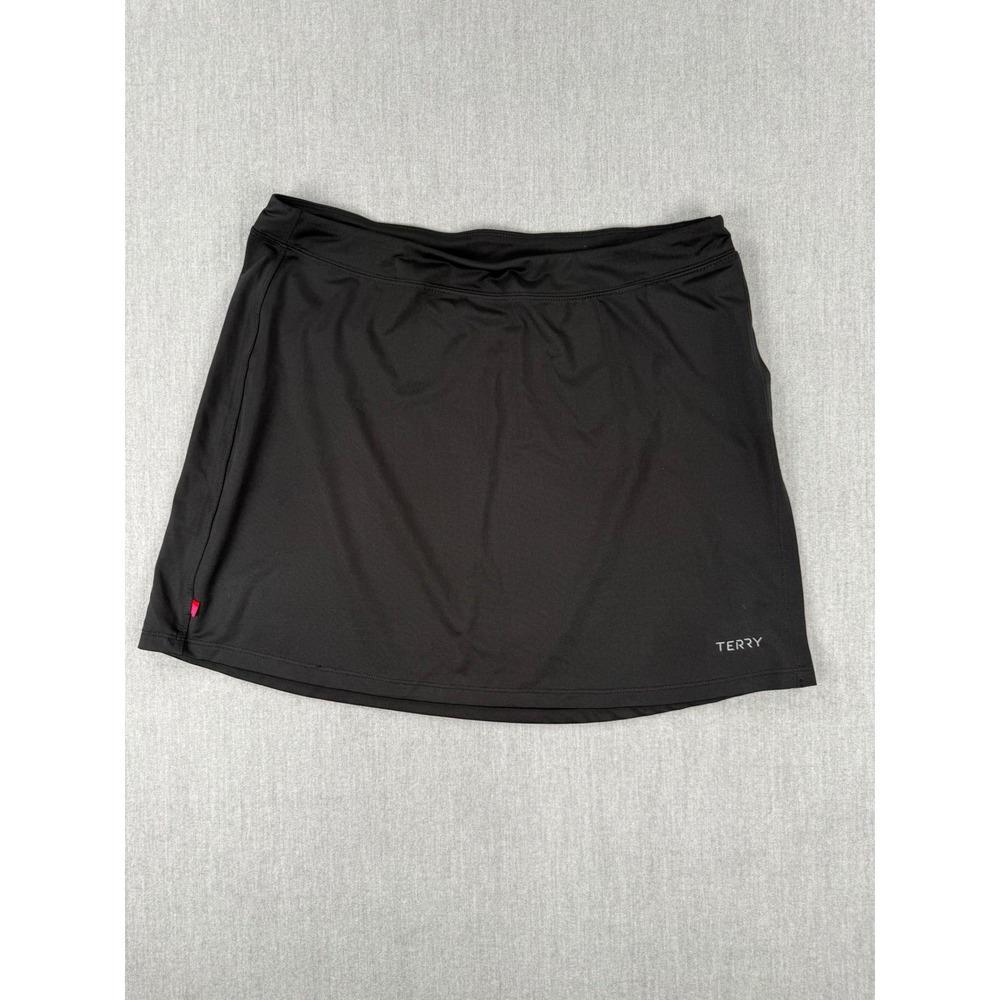 Terry Womens Black Cycling Skirt Athletic Bike Skirt Size Medium